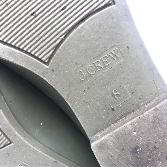 J. Crew Chelsea Rain Booties boots 8 green - Picture 6 of 6